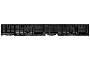 Комплект: Лоток Европартнер 120 мм с чугунными решетками Ромбы 1 метр 2